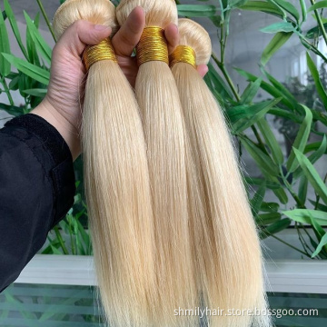 Raw Cambodian Hair Unprocessed 613 Honey Blonde Virgin Hair Bundles Vendors,12A Grade Cuticle Raw Virgin Cheap Human Hair